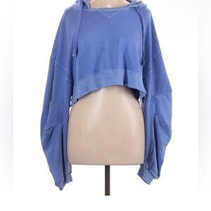 Free People movement cropped hoodie